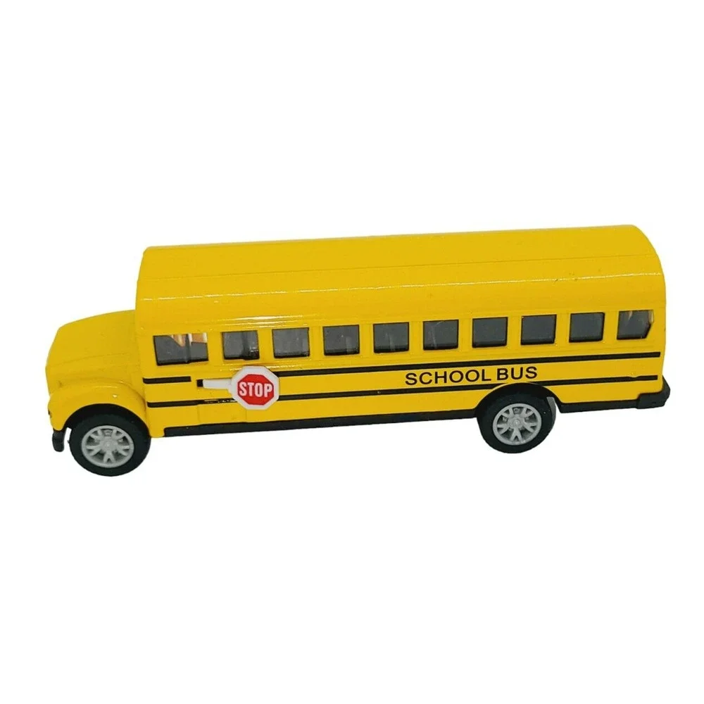 Yellow School Bus Diecast Pull Back Car‎